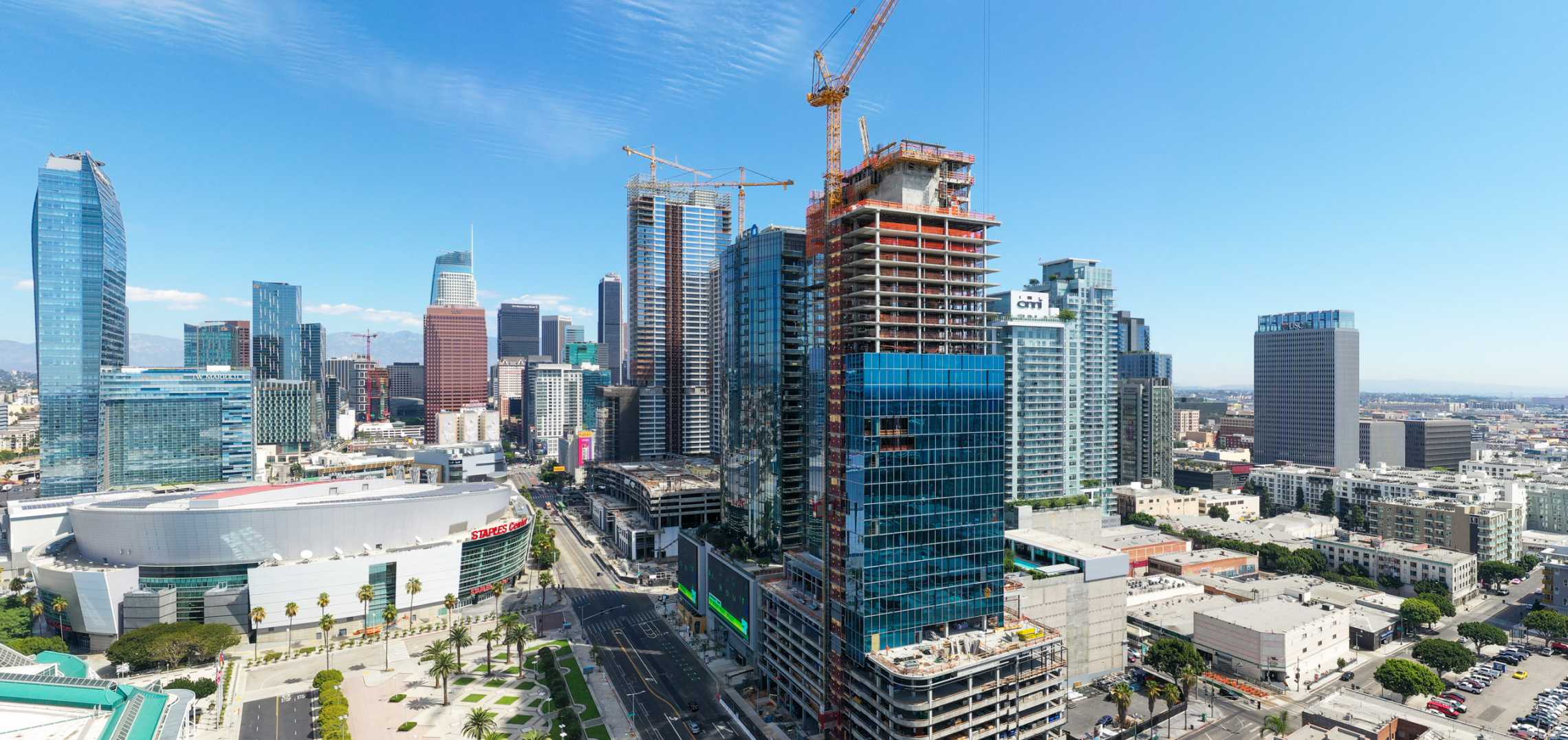 Moxy And AC Hotel Tower Tops Out In DTLA Urbanize LA   Moxy Hotel By Hunter Kerhart 03 